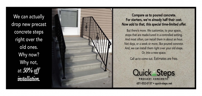 Quick Steps Direct-Mail Ad Side 2